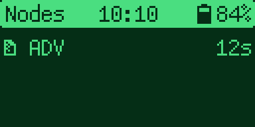 Whisper OS contact screen for messaging